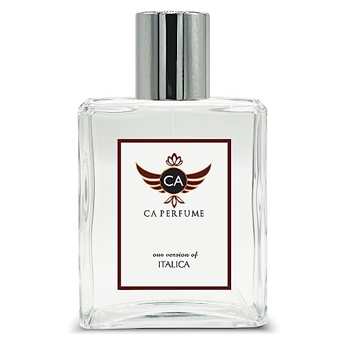 CA Perfume Impression of Italica For Women & Men Replica Fragrance Dupes Eau de Parfum Spray Bottle 3.4 Fl Oz/100ml-X1