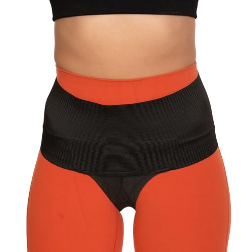 Patented Women’s Pelvic Floor Orthotic Support Belt ― Uterus Pain Relief Girdle for Prolapsed Bladder, Vulvar Varicosities, Postpartum Recovery, SPD | High Waist (Black, Medium)