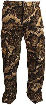 HOT SHOT Men’s Camo Performance Pant, Multi-Pocket Adjustable Waist Pants, Comfortable Year-Round Deer Hunting Gear for Men