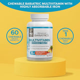 Nu-Life Advanced Bariatrics Multivitamin Chewable Tablets - Tropical Berry (60 Chewable Tablets) (Packaging May Vary)