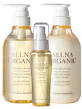 ALLNA ORGANIC Shampoo Treatment, Hair Oil, 3 Piece Set, Additive-free, Moisturizing, Damage Repair (Moisture)