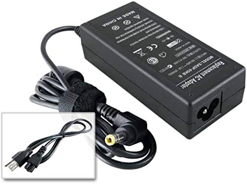 AC Adapter Charger for Toshiba Satellite Radius P55W-B5220, P55W-B5224; Toshiba Satellite C55-B5100, C75D-B7100, C55T-B5349; Toshiba Satellite E45-B4100, E45T-B4106, E45T-B4204