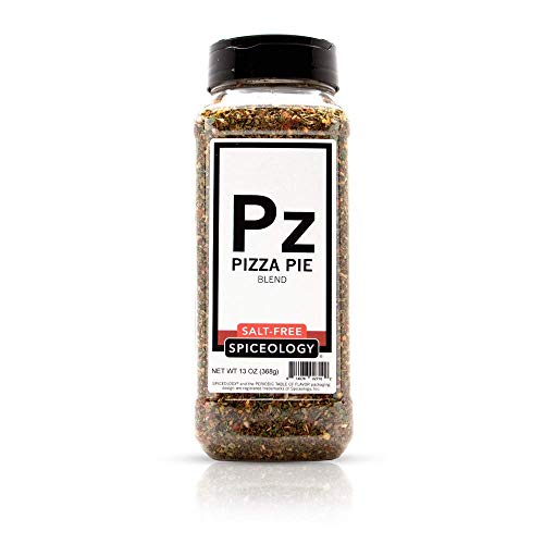 Spiceology - Pizza Pie Salt Free Seasoning - Use On: French fries, Pulled Pork, Chicken, Beef, Pizza, Bread, Chili, Mac n' Cheese - 13 oz