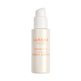 Lumene Nordic-C Skin Glow Renew Night Serum - Overnight Face Exfoliant + Hydrating Serum - Naturally Peeling AHA + Gentle PHA Combined with Face Brightening Vitamin C Serum (1oz)