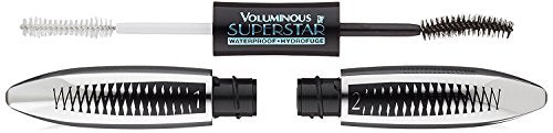 L’Oréal Paris Cosmetics Voluminous Superstar Mascara, Waterproof, Black, 0.41 Fl. Oz, 1 Count