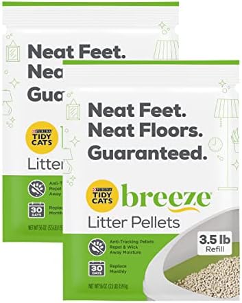 Purina Litter Tidy Cat Breeze Pellets, 3.5 lb, 2 Packs