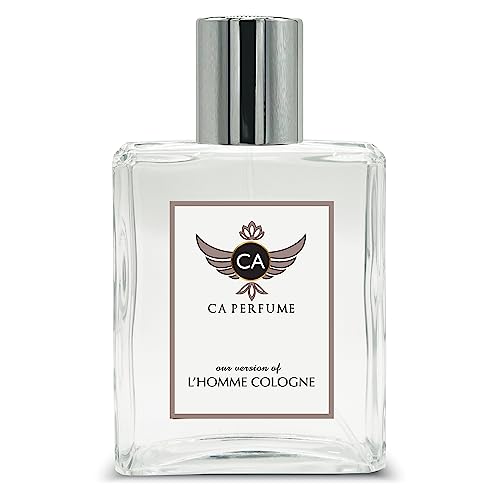 CA Perfume Impression of Yves Saint L’homme Cologne For Men Replica Fragrance Dupes Eau de Parfum Spray Bottle 3.4 Fl Oz/100ml-X1