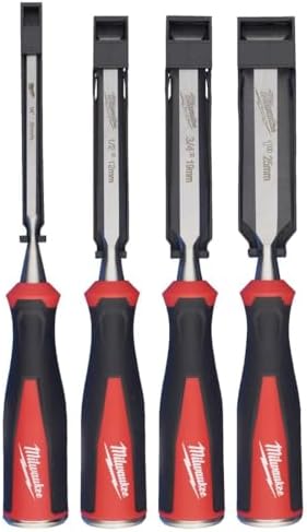 Milwaukee Beveled Edge Chisels Set 4pc 4932479897