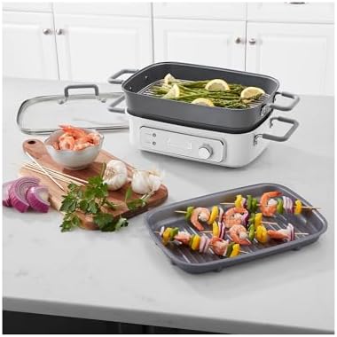 Cuisinart GR-MC3CB STACK5 Multifunctional Grill with Glass Lid