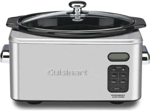 Cuisinart PSC-650 Stainless Steel 6-1/2-Quart Programmable Slow Cooker (Silver)