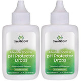 Swanson Alkaline Booster - pH Protector Drops with 12.25 pH Rating - Make Your Own Alkaline Water - Add to Distilled Water to Help Maintain pH Balance (1.25 Fl Oz) 2 Pack