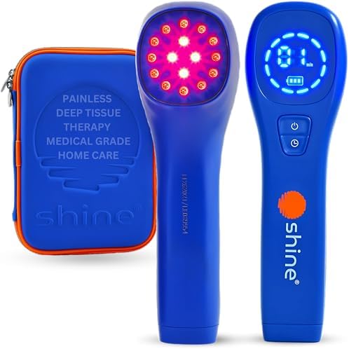 Red Light Therapy for Body - Clinical Grade Red Light Therapy Plus Infrared Light Therapy - LED Light Dual Wavelength 660/850nm. Joint and Muscle Infrared Red Light Therapy Device High Power by SHINE