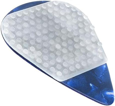 32pcs Guitar Picks Grips, Large Silicone Soft Grips with 3 Guitar Picks, Resuable Anti slip and Self-Adhesive, Help You Holding the Guitar Picks Tightly