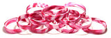 TheAwristocrat_USA COMPANY_1 Dozen Multi-Pack Blank Wristbands Bracelets Silicone Rubber - Select from a Variety of Colors (Small (7" 180mm), Maroon & White Swirl)