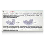 SomnoGuard AP2 erstklassige Anti-Schnarchschiene im FlexPoint Set mit Schlaftipp-ABC. Vorgefertigte zweiteilige Schiene gegen Schnarchen und nächtliche Atemaussetzer sowie bei Zähneknirschen