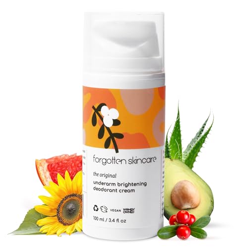 The Original Underarm Brightening Deodorant Cream For Dark Underarms Treatment, Body Odor Eliminator For Women & Men, Ingrown Hair Treatment, Vitamin C & Salicylic Acid