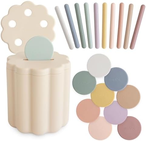 mushie Coin & Tube Sorting Set | 23 Pieces | 10 Months+
