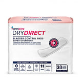 Dry Direct Overnight Bladder Control Pads (Pack of 30) by Parentgiving