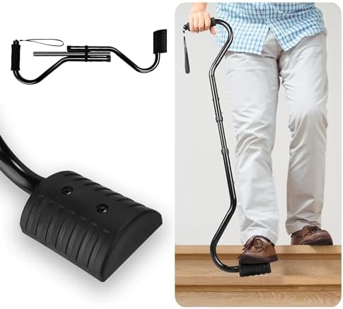 Walking Cane, Stair Climbing Cane for Women/Men for Leg Lifter Adjustable Assist Canes with Large Footrest for Relaxed and Walk Up and Down Stairs