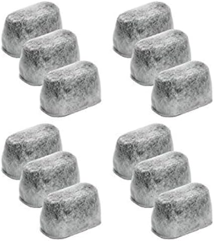 Nispira Activated Charcoal Water Filters Replacement Compatible with Kitchenaid Coffee Makers KCM11WF, 12 Filters