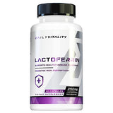 Lactoferrin 250mg Capsules - Glycoprotein Rich Colostrum Supplement for Immune Iron Absorption Support and Digestive Health - 60 Servings High-Purity Daily Colostrum Derived Pills