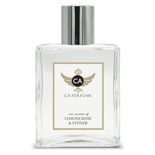 CA Perfume Impression of Lemongrass & Vetiver For Women & Men Eau de Parfum Spray Bottle 3.4 Fl Oz/100ml