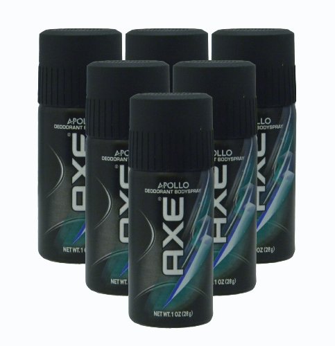 Axe Bodyspray Apollo, 1 Ounce (Pack of 6)