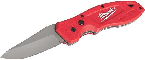 Milwaukee 48-22-1990 FASTBACK Smooth Folding Knife Stainless Steel