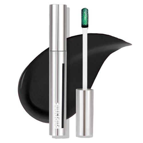 Peel Off Lip Stain - Long Lasting, Transfer Proof and Waterproof Tattoo Lip Tint, Matte Finish Lip Stain Peel Off, Infused with Vitamin E & Algin & Hydroxyacetophenone, #014 Black