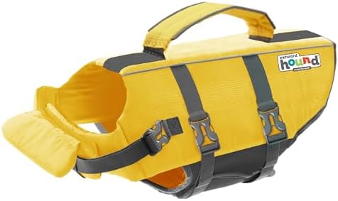 Outward Hound Granby Splash Yellow Dog Life Jacket, Small