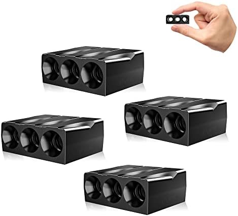 Elook Upgraded Deer Whistles for Car, Deer Horn for Car, Save Deer Whistle for Vehicles, Trunks, Motorcycle, Three-Horn, 4 Pack (Patented Product)