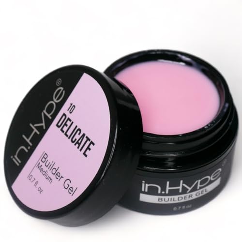 IN.HYPE UV/LED Camouflage Hard/Builder Gel for Nail Extension/Strengthening/Overlays (Delicate)