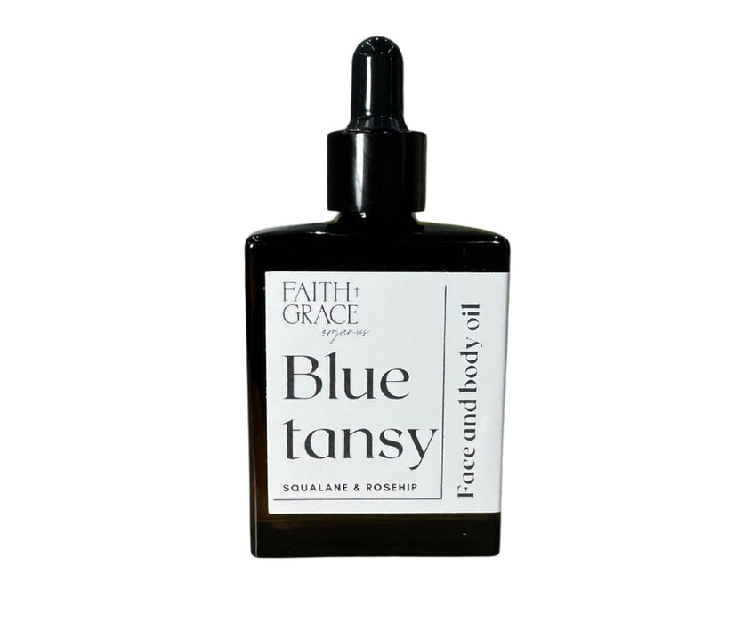 Blue Tansy Face and Body Oil, Made with Organic Ingredients, Hand Crafted in the USA