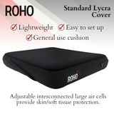 ROHO MOSAIC Cushion, Standard, Inflatable Seat Cushion for Office Chair, Wheelchair, Cars, Home Living, & Back Pain Support, Adjustable Cushion with Stretchable Cover & Non-Skid Bottom, 18" x 16"