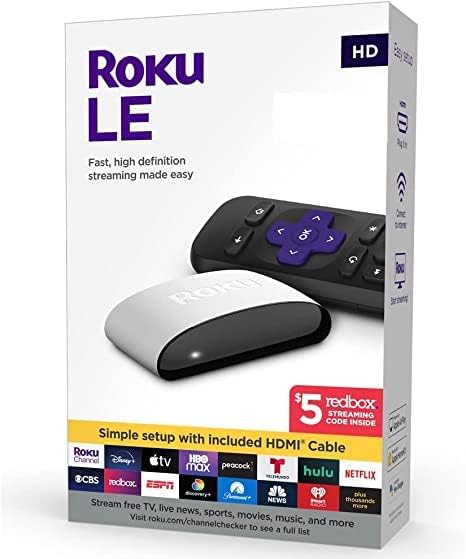 Roku 3930S4 LE HD Media Player with HDMI Cable and Remote (Remote May Vary)