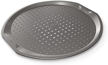 Ninja Foodi ZEROSTICK Pizza Tray 33cm, Non-Stick, Long Lasting Heavy Duty Pizza Tray made from Aluminised Steel, Dishwasher Safe,Grey, B30813EUUK