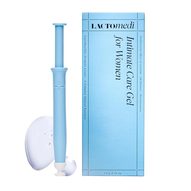 LACTOMEDI Intimate Care Gel | 10-day Intensive Care Package | Vaginal Probiotics Applicator | Yeast Infection Care | 99% Candida Removal | Optimal pH 4.5 | Itchiness and Unpleasant Odor | 1Box x 10pcs