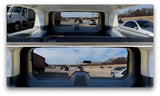 Angel View Wide-Angle Rearview Mirror, As Seen On TV Black Convex Car Mirror Installs in Seconds and Fits Most Cars, SUVs & Trucks, Holiday Gift