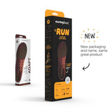 Superfeet Run Cushion Low Arch Insoles - Low Arch Support - Trim-to-Fit Inserts for Running Shoes - Professional Grade - 9.5-11 Men / 10.5-12 Women