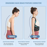 Generic Corecorex™ Instant Posture Corrector Adjustable Back Straightener for Men and Women Relieves Neck, Shoulder and Back Pain Provides Support (XX-Large(191-2141b))