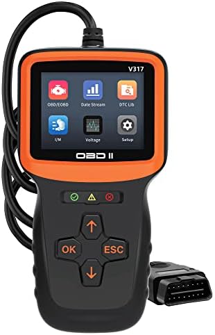 Zmoon OBD2 Scanner Diagnostic Tool, Vehicle Check Engine Code Readers with Reset & I/M Readiness & More, Car OBDII/EOBD Diagnostic Scan Tool for All Vehicles After 1996