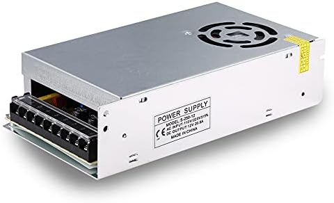 Power Supply Adapter DC 12V 20A 250W Transformer Switch AC 110V / 220V to DC 12V 20amp Switching Converter LED Driver for LED Strip Light CCTV Camera Security System Radio,Computer Project,3D Printer