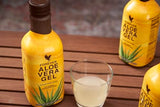 Aloe Vera Juice (Pack of 2) Plain-flavored Digestive Aid Made from 99.7% Pure Aloe Vera Gel, No Added Preservatives for Fresh Aloe Juice Taste, Promotes Healthy Lifestyle, Vegan & Vegetarian Friendly