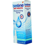 Biotene Moisturizing Mouth Spray Gentle Mint, 1.5 FL OZ ,2 Pack