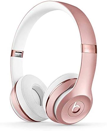 Beats Solo3 Wireless Headphones - Rose Gold (Latest Model) - MX442LLA (Renewed)