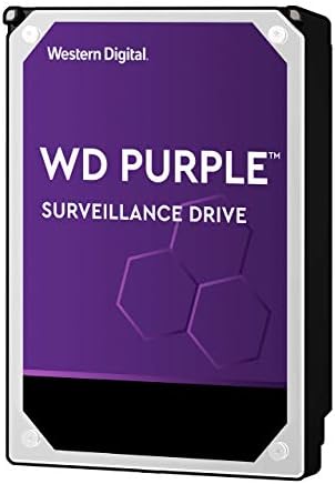 Western Digital 6TB WD Purple Surveillance Internal Hard Drive SATA 6Gb/s, 64MB Cache, 3.5 - WD60PURZ (Renewed)