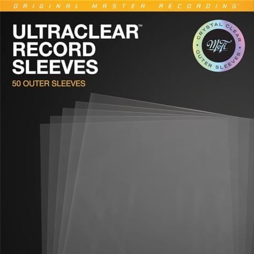 Mobile Fidelity Sound Lab - UltraClear Record Outer Sleeves (50pk, Crystal Clear) - MOFI MFSL