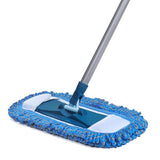 TrueYee Dust Mop for Hardwood Floors with 57" Long Handle Wet & Dry Mops for Catching Pet Hair and Dust Bunny Microfiber Flat Mops for Vinyl, Wood, Tile, Laminate Flooring