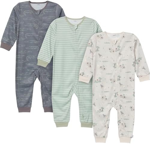 Gerber Toddlers and Baby Boys' Loose-fit Polyester Jersey Footless Pajamas