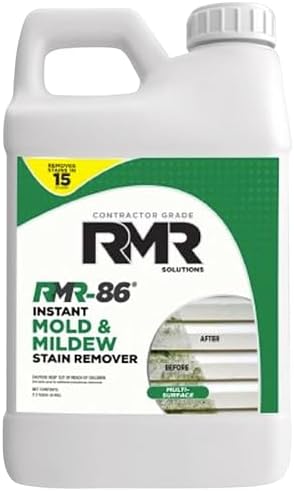 RMR-86 Instant Mold Stain and Mildew Stain Remover Spray - Scrub Free Formula, 2.5 Gallon (320 Fl Oz)